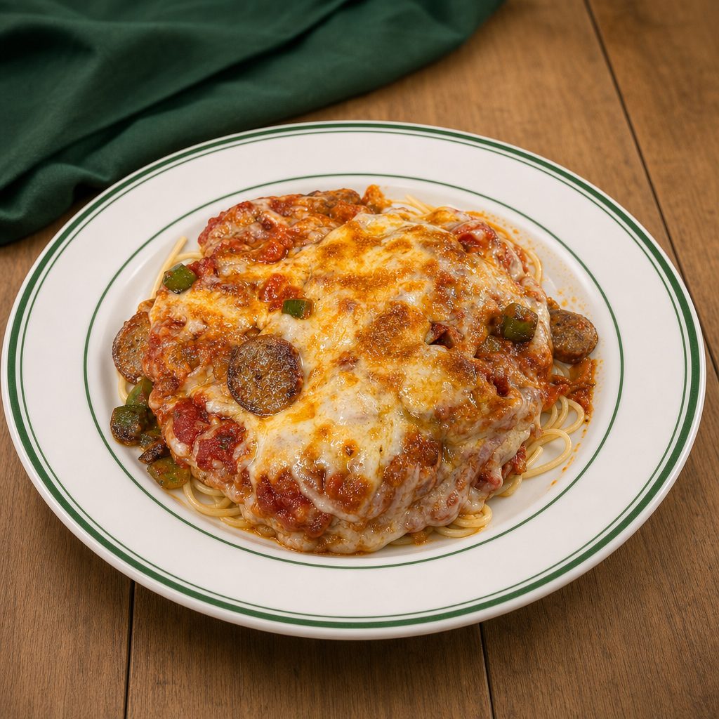 Saus.and Peppers Parm..