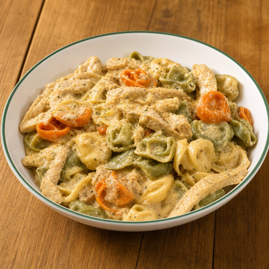 Chicken Tortellini alla Panna.